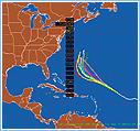 Hurricane Ensemble Model Plots of Tropical Storm Florence 2006
